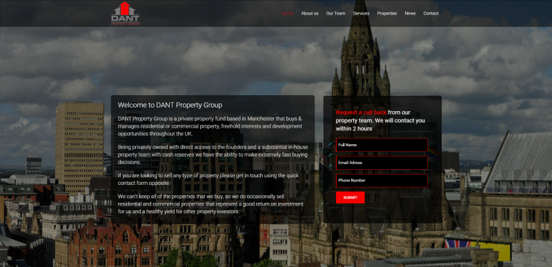 DANT Property Group Website